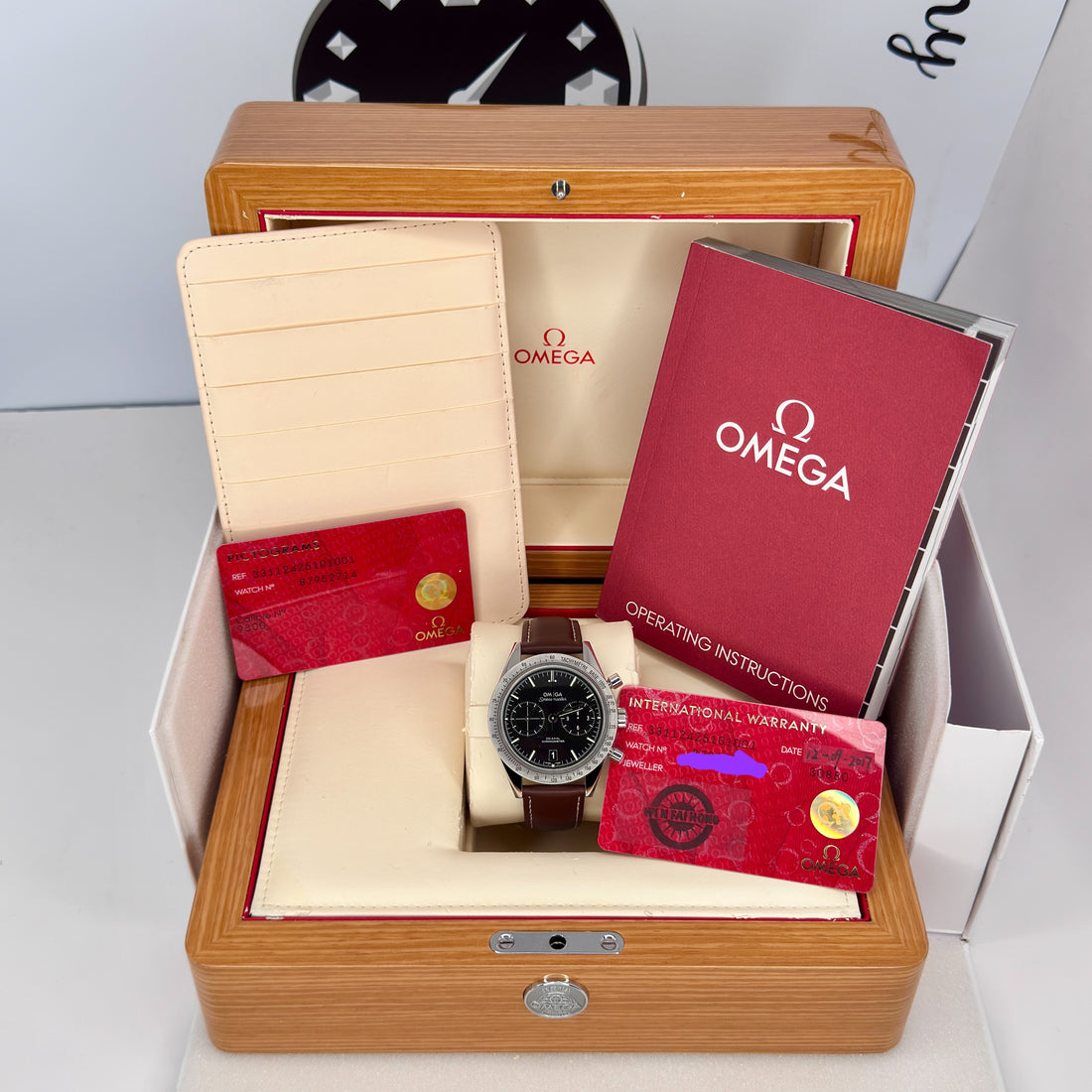Omega Speedmaster ’57 Co-Axial Chronograph – Ref. 331.12.42.51.01.001 – 41.5mm Stainless Steel – Very Good – Complete Set
