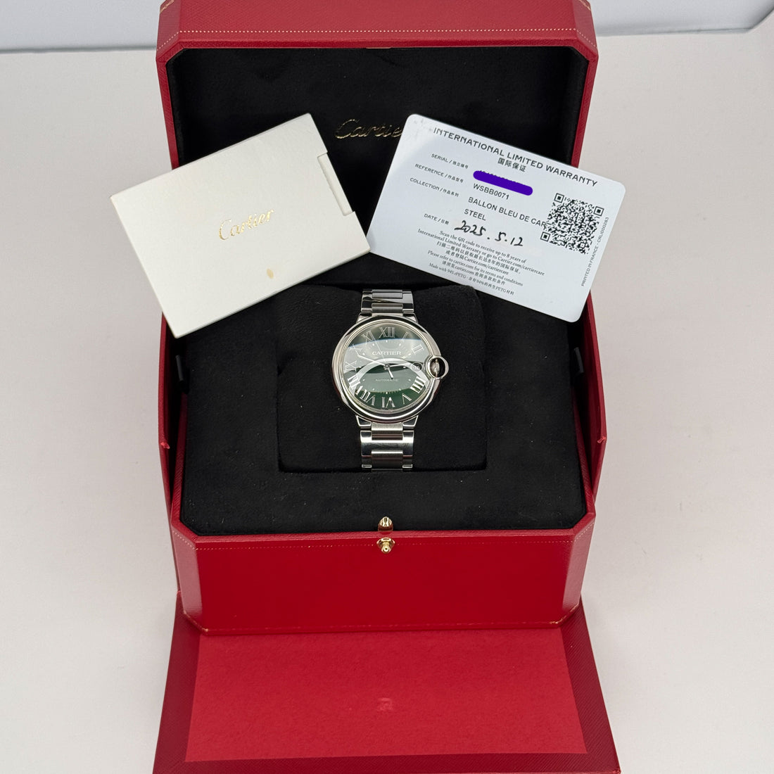 Cartier Ballon Bleu de Cartier – Ref. WSBB0071 – 40mm Stainless Steel – Very Good – Full Set
