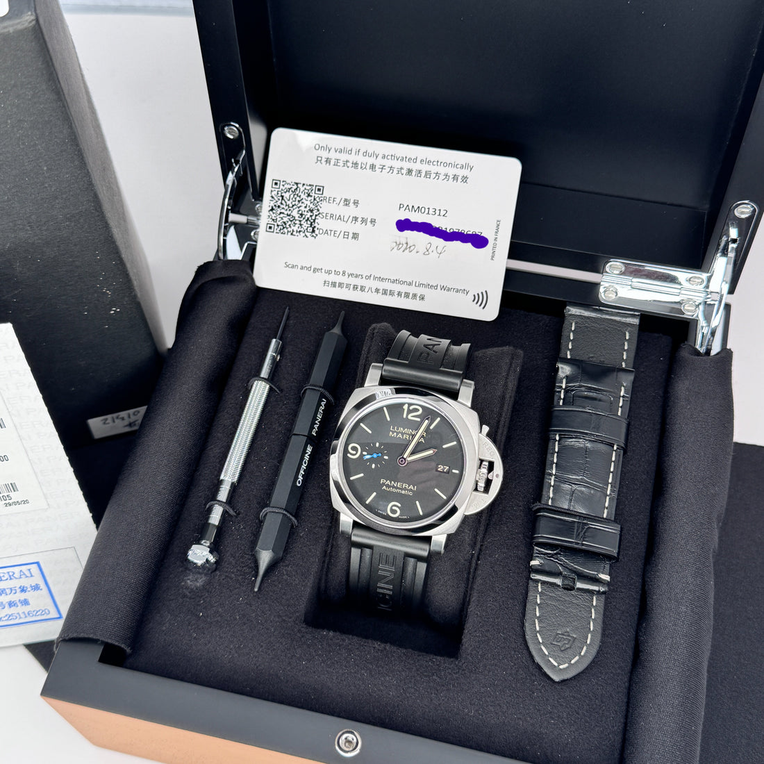 Panerai Luminor Marina – Ref. PAM01312 – 44mm Stainless Steel – Very Good – Full Set