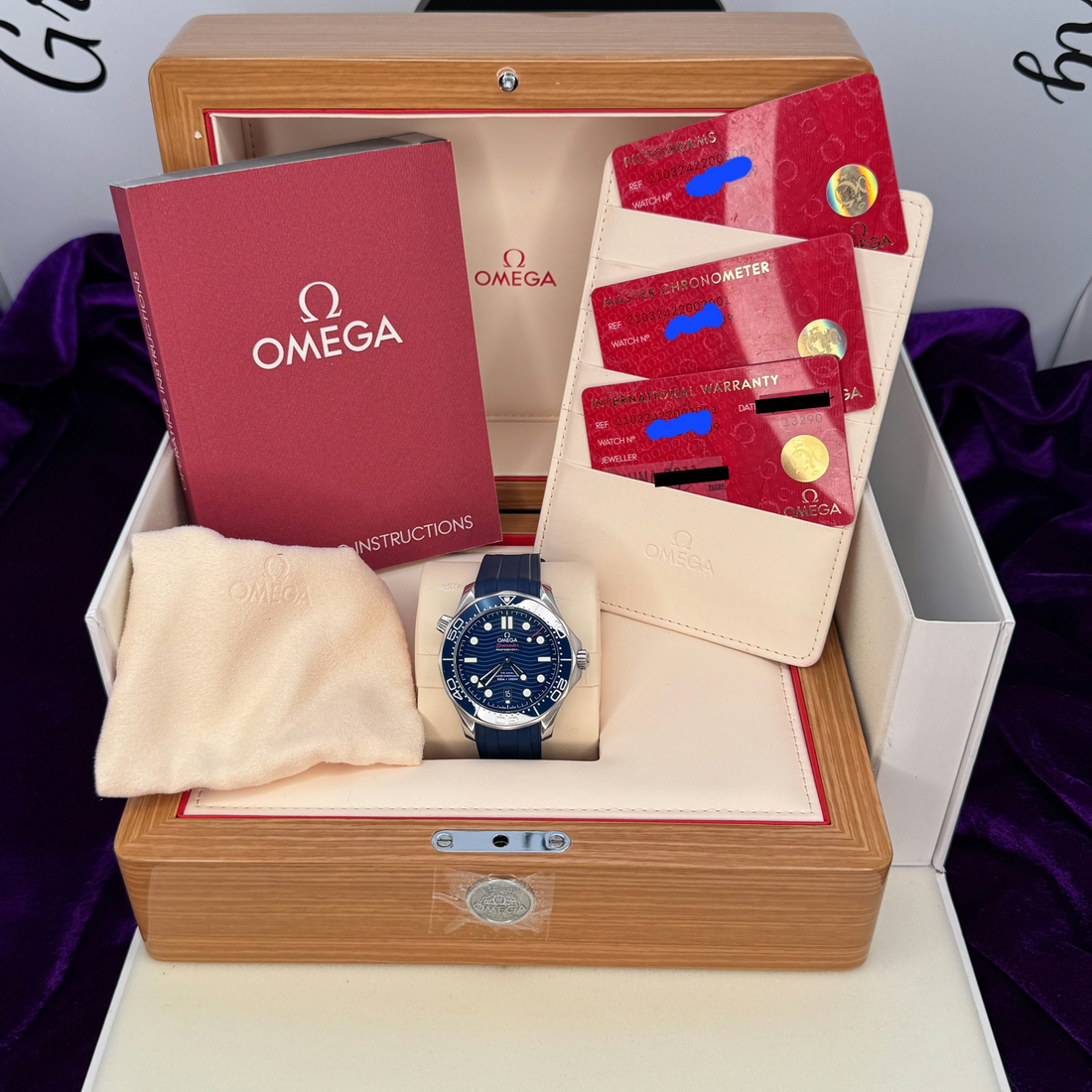 2024 Omega Seamaster Diver 300M – Ref. 210.32.42.20.03.001 – 42mm Stainless Steel – Very Good Condition