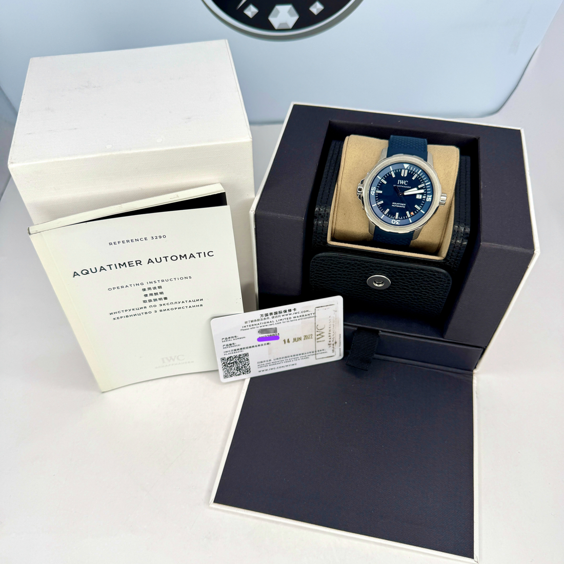 IWC Aquatimer Automatic – Ref. IW328801 – 42mm Stainless Steel – Very Good – Complete Set