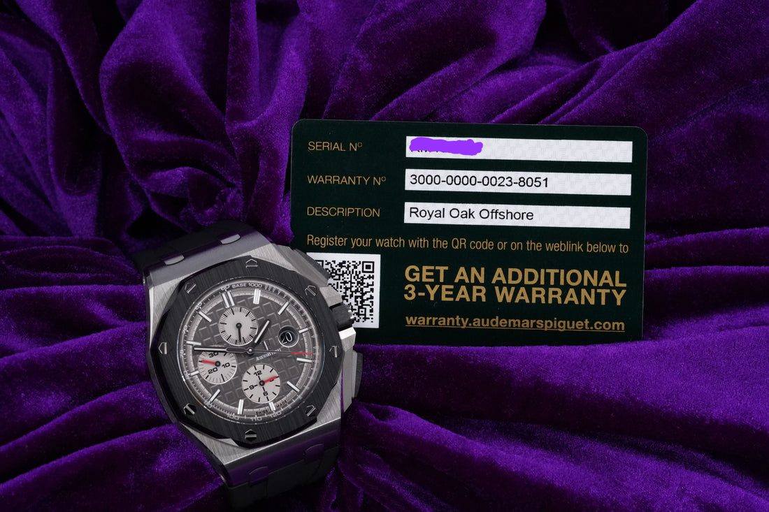 Audemars Piguet Royal Oak Offshore Chronograph – Ref. 26400IO.OO.A004CA.01 – 44mm Titanium – Very Good – Complete Set