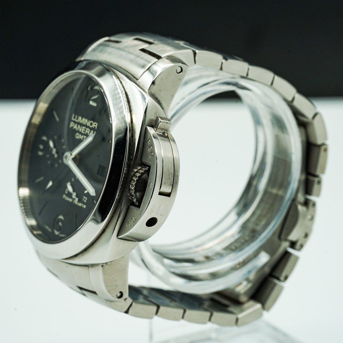 Panerai Luminor GMT #00321 Stainless Sreel Bracelet- 2015- 44mm Very Good Condition!