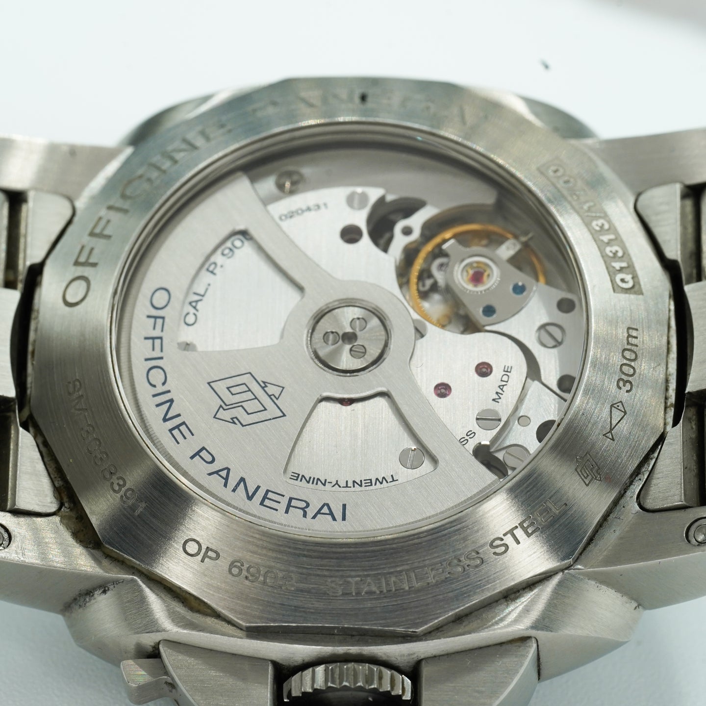 Panerai Luminor GMT #00321 Stainless Sreel Bracelet- 2015- 44mm Very Good Condition!