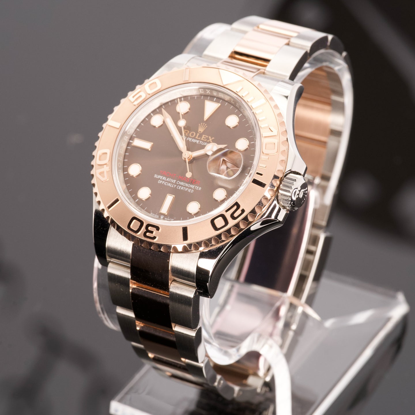 Rolex Yacht-Master 40mm 126621 Chocolate Dial Steel & 18K Rose Gold 2023 Mint