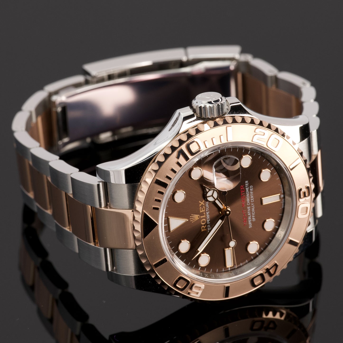 Rolex Yacht-Master 40mm 126621 Chocolate Dial Steel & 18K Rose Gold 2023 Mint