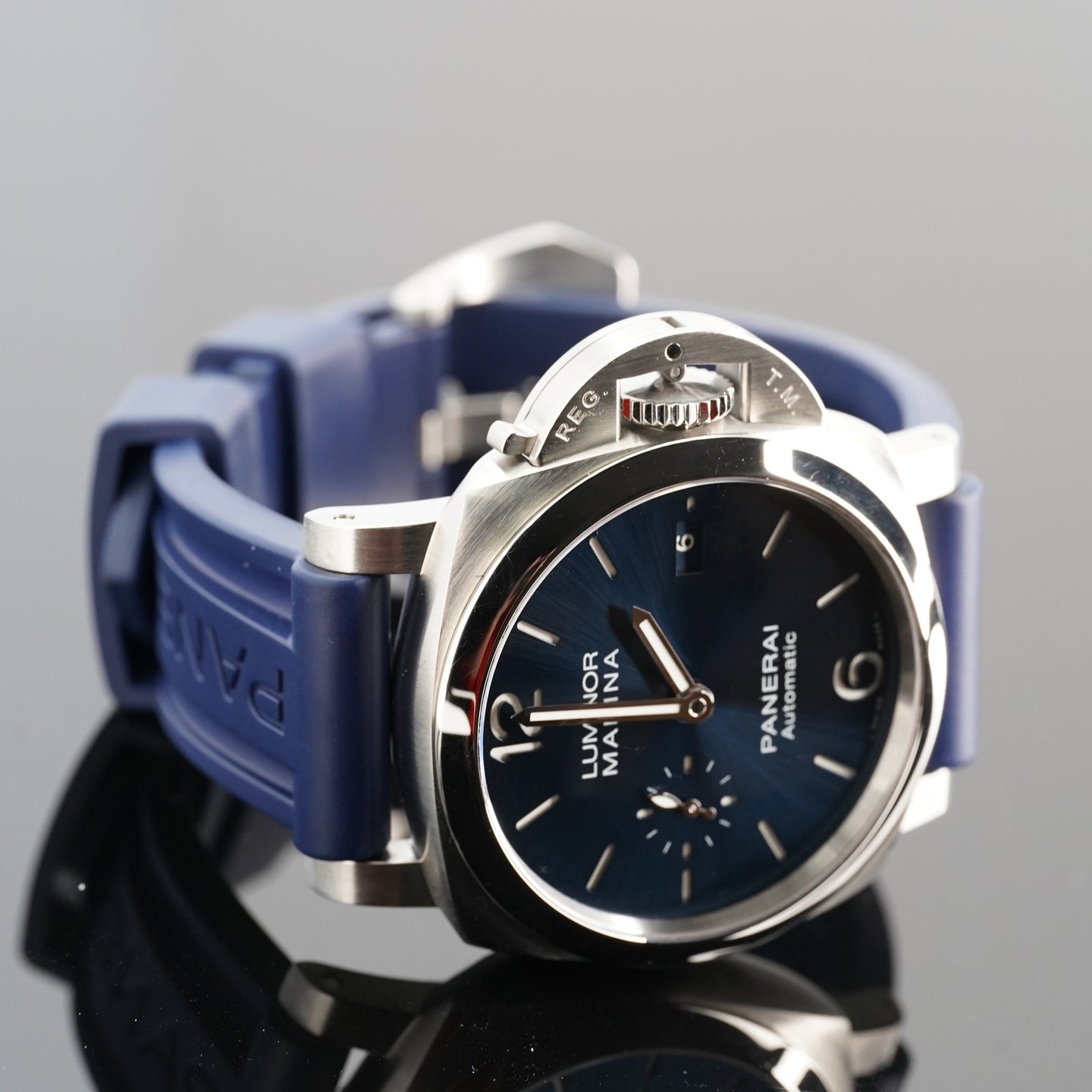 2020 Panerai Luminor Marina 1950 3 Days 42MM PAM01393 Blue Dial Full Set