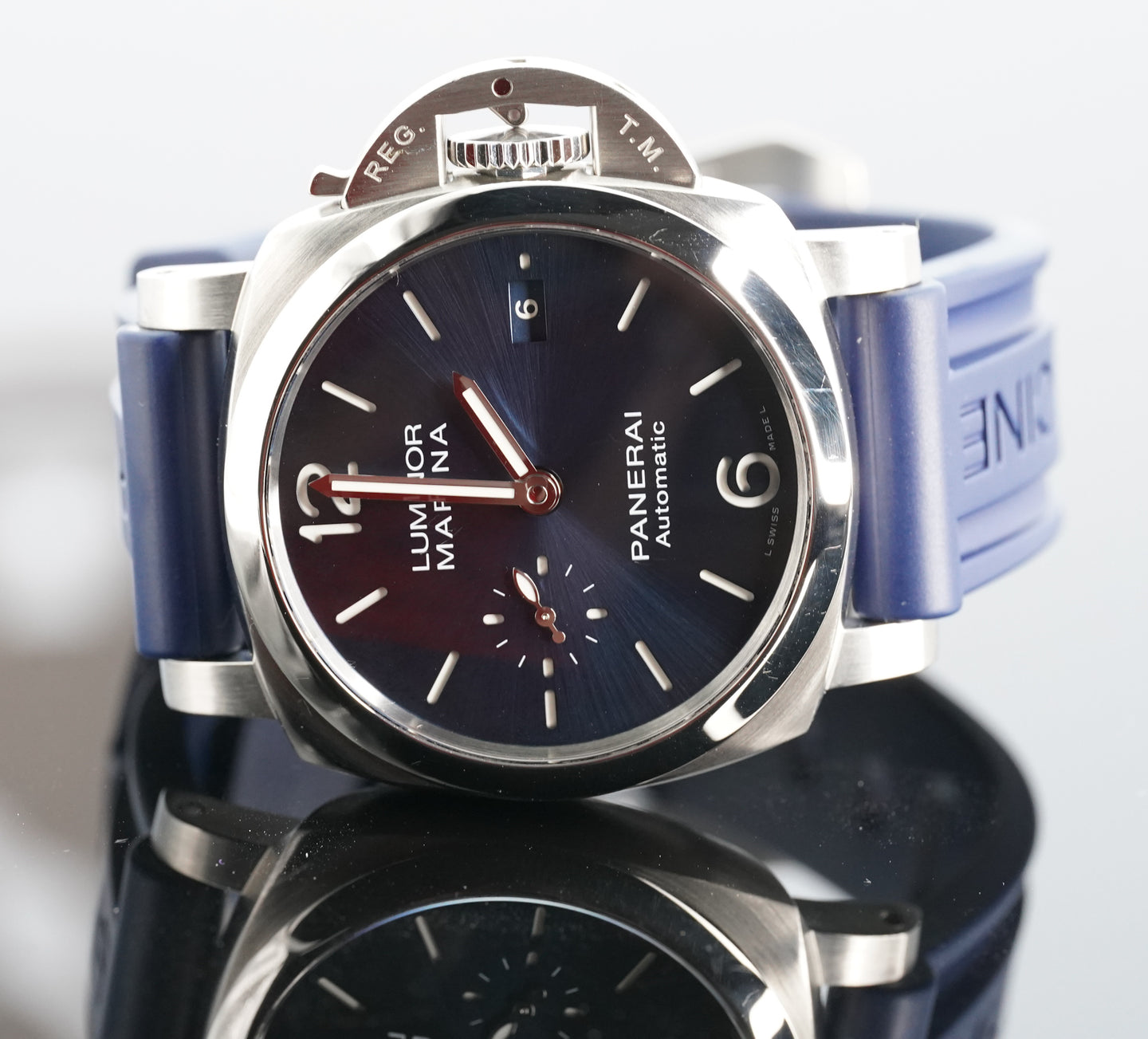 2020 Panerai Luminor Marina 1950 3 Days 42MM PAM01393 Blue Dial Full Set