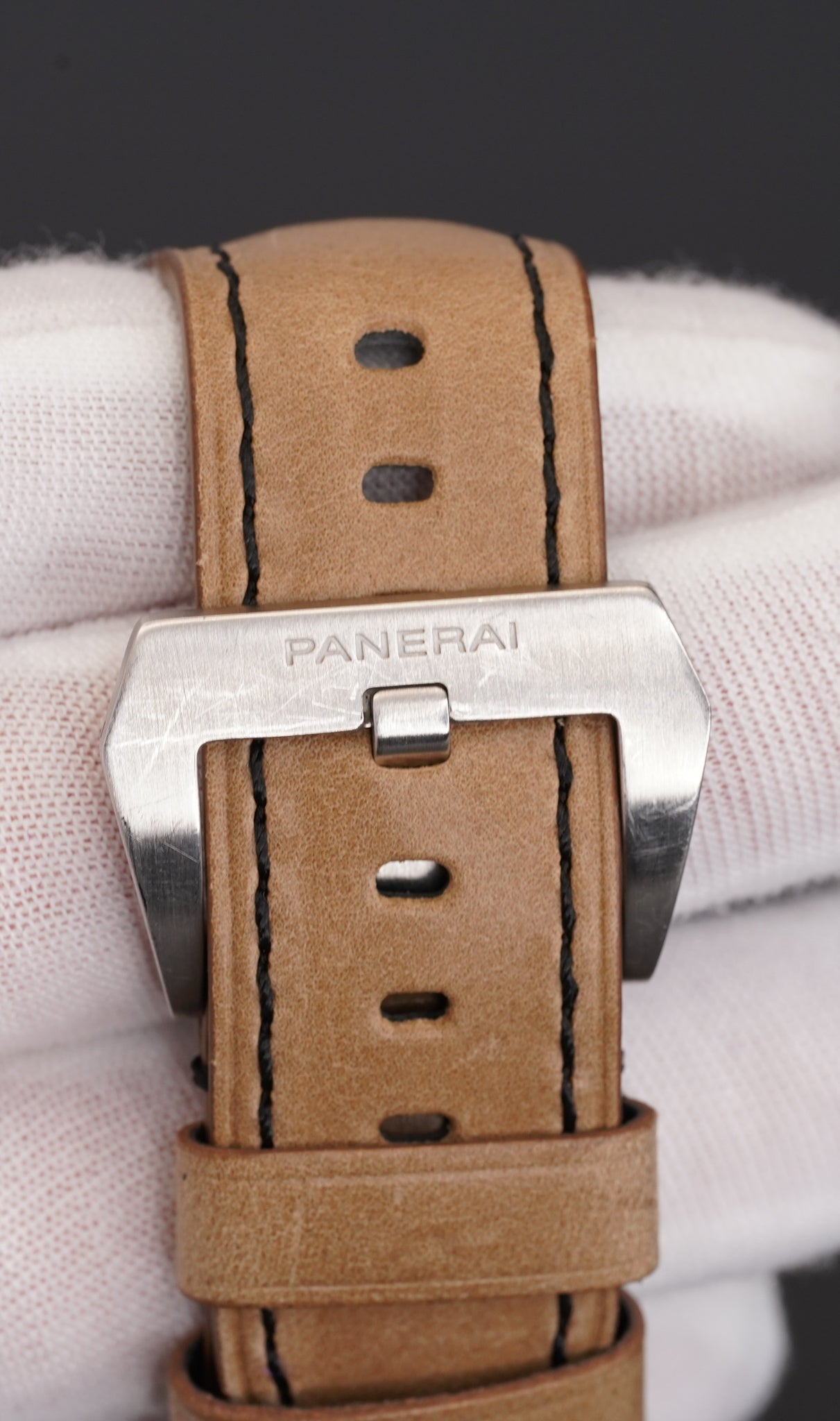 Panerai Luminor Marina Anthracite Dial Titanium Case Leather, 44mm - PAM00091