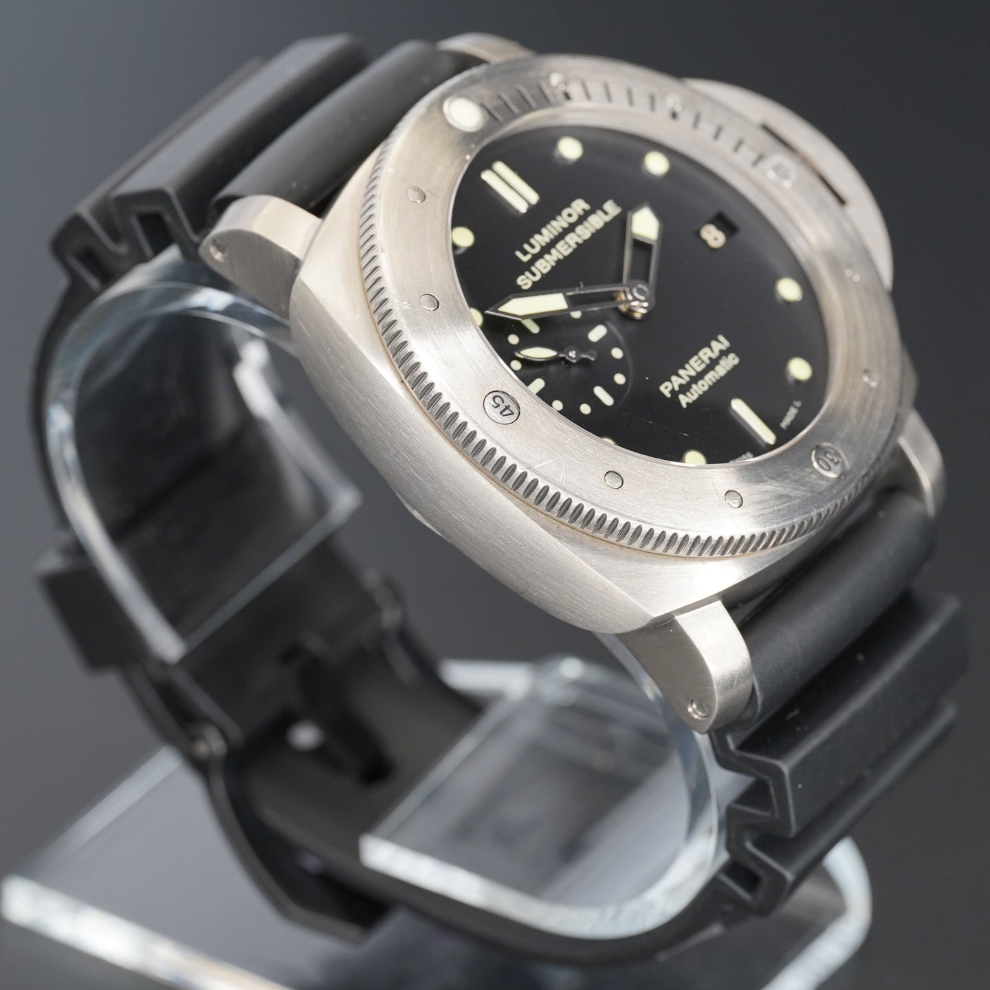 2010 Panerai Luminor Submersible- Ref# PAM00305 47mm Titanium Very Clean