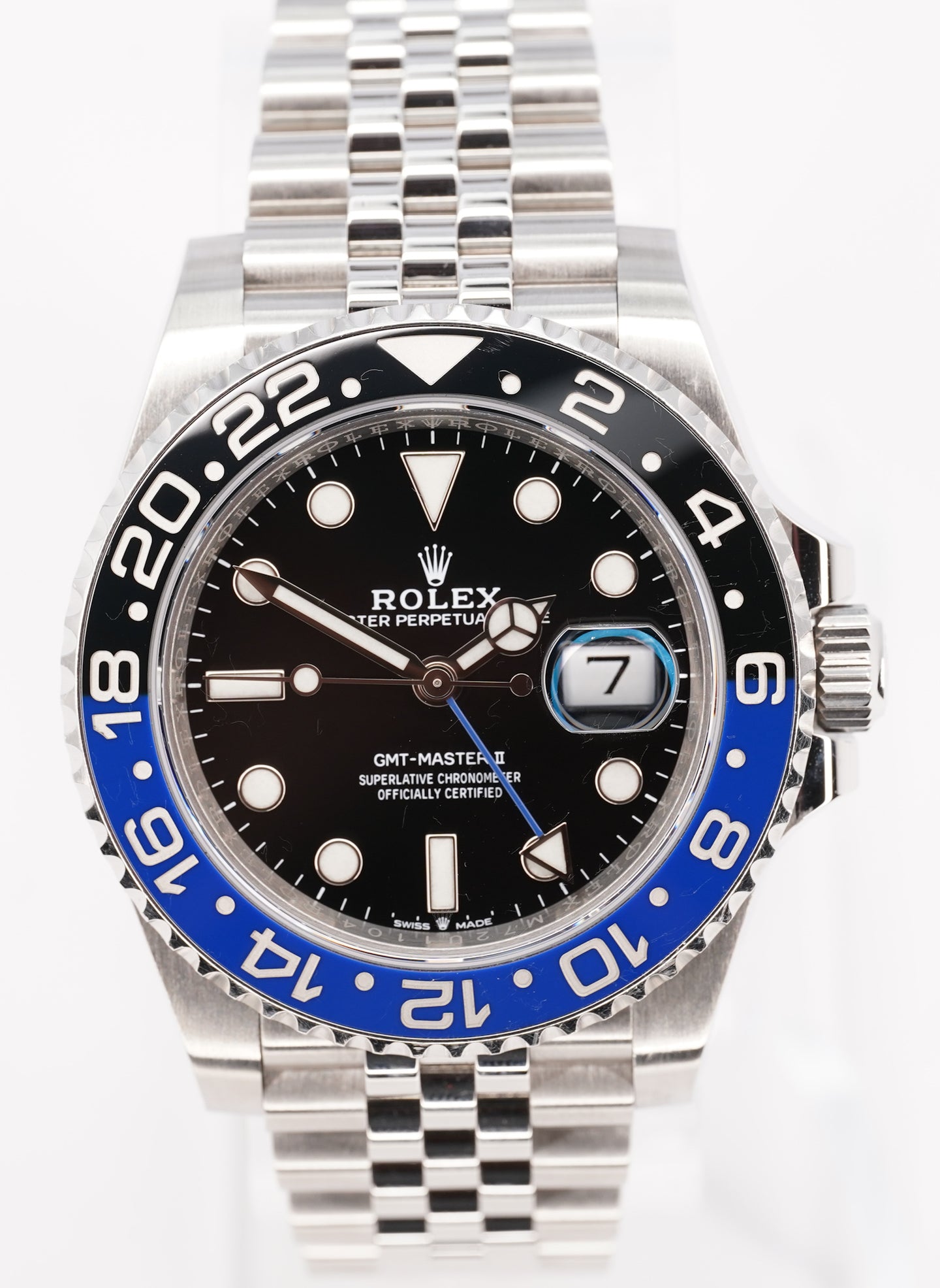 2020 Rolex GMT-Master II Batgirl- Ref# 126710BLNR Very Clean- Box and Papers