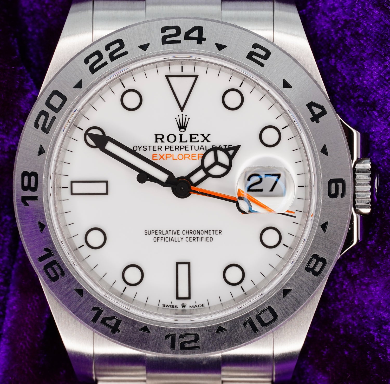 2025 Rolex Explorer II 226570 Polar Dial Stainless Steel - Box & Papers 42mm