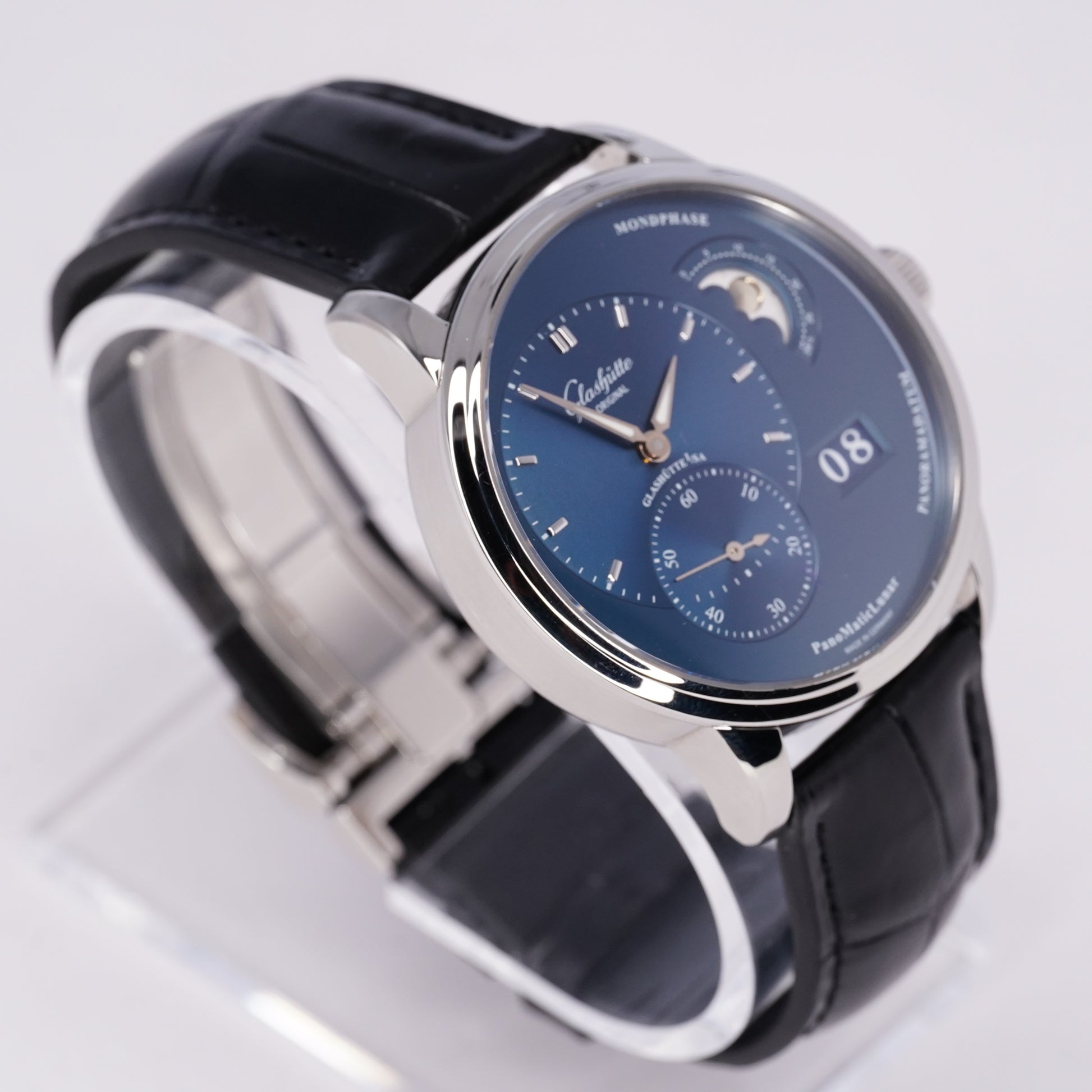 2018 Glashütte Original PanoMaticLunar – 40mm Stainless Steel – Very Good Condition