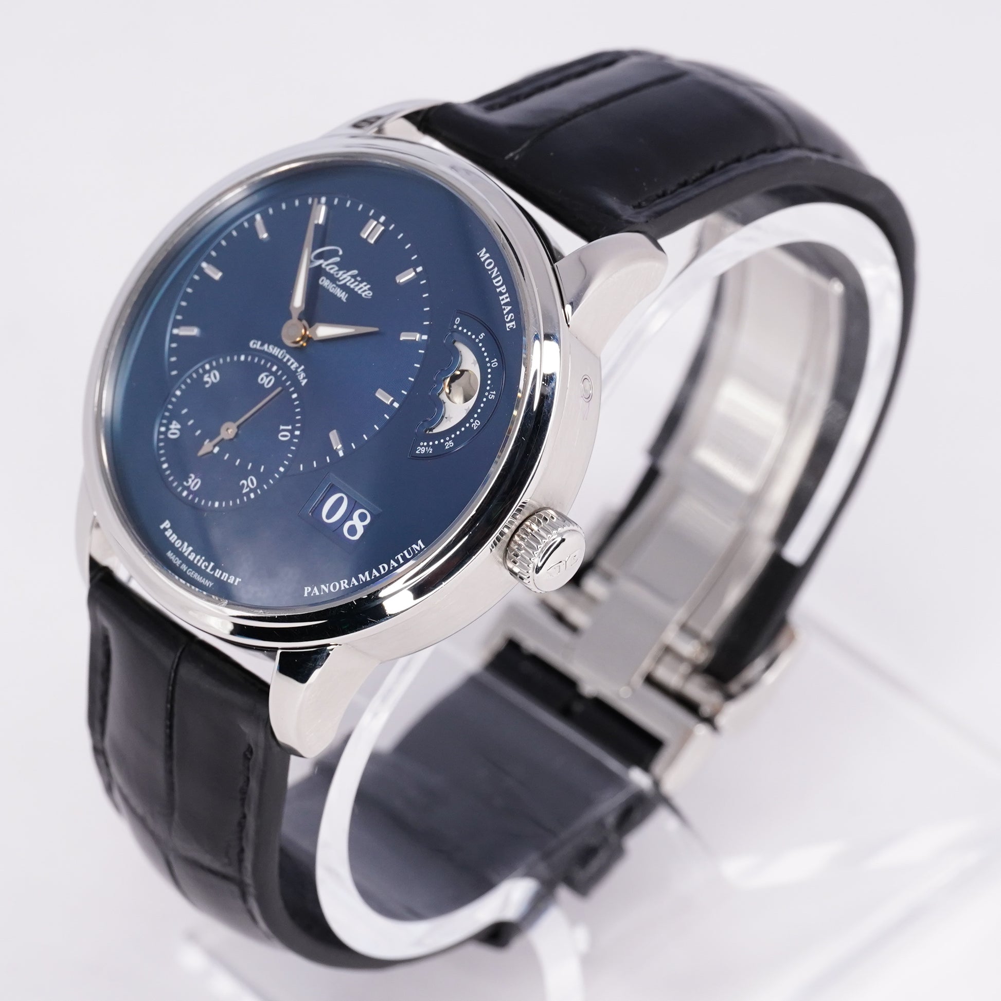 2018 Glashütte Original PanoMaticLunar – 40mm Stainless Steel – Very Good Condition