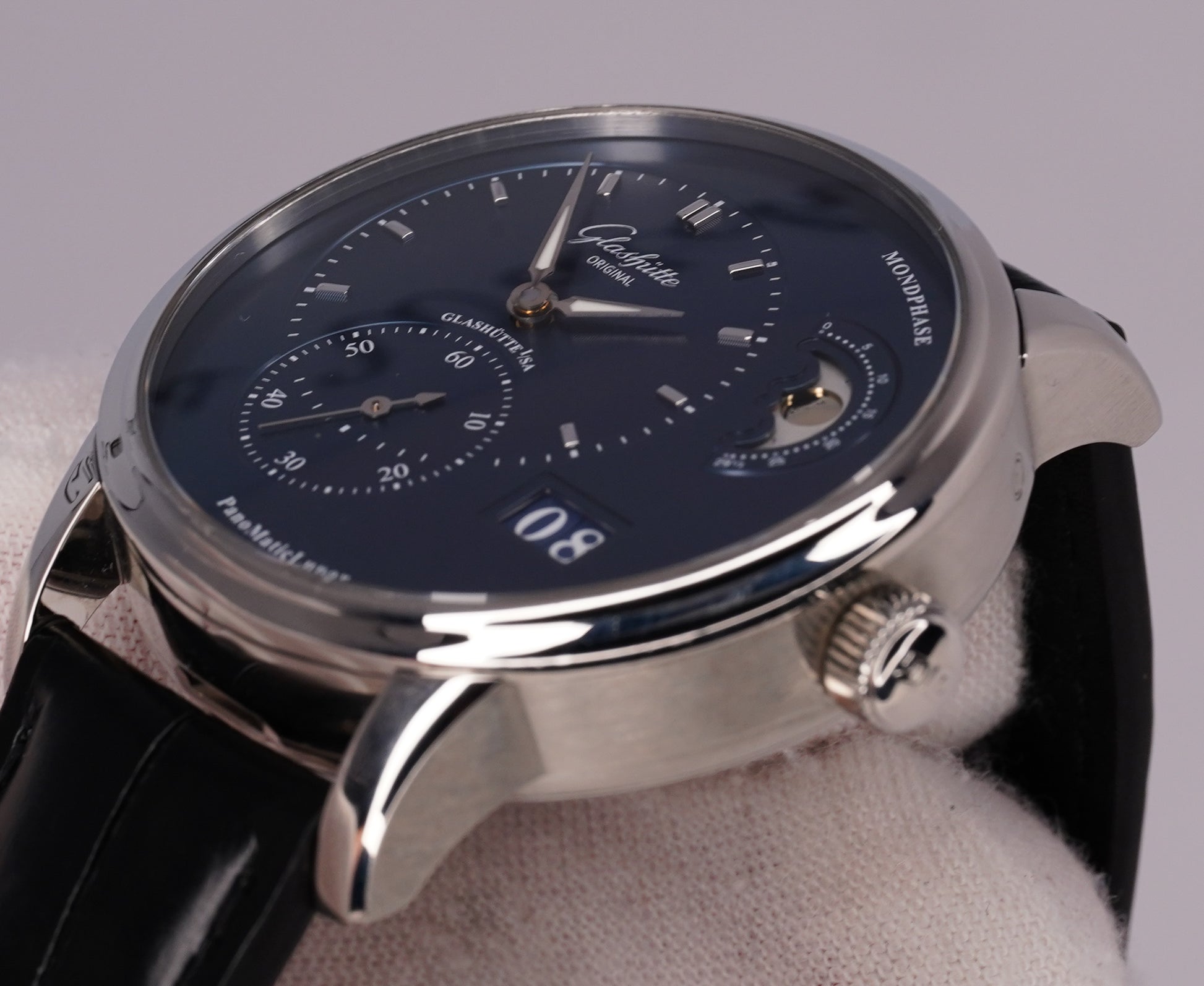 2018 Glashütte Original PanoMaticLunar – 40mm Stainless Steel – Very Good Condition