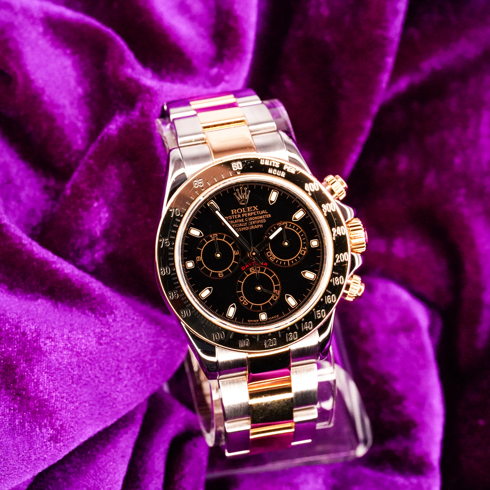 2006 Rolex Daytona Two-Tone Ref. 116503 – 40mm Steel & Yellow Gold – Black Dial – Excellent Condition