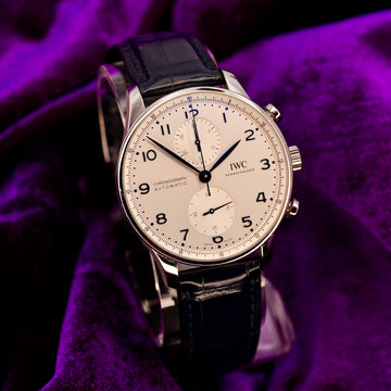 IWC Portuguese Chronograph – Ref. IW371605 – 41mm Stainless Steel – Complete Set – Excellent Condition