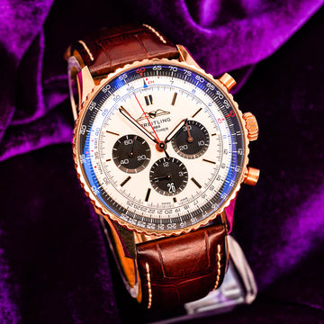 Breitling Navitimer 1 B01 Chronograph 46 – Ref. RB0137 – 46mm 18k Red Gold – Excellent Condition