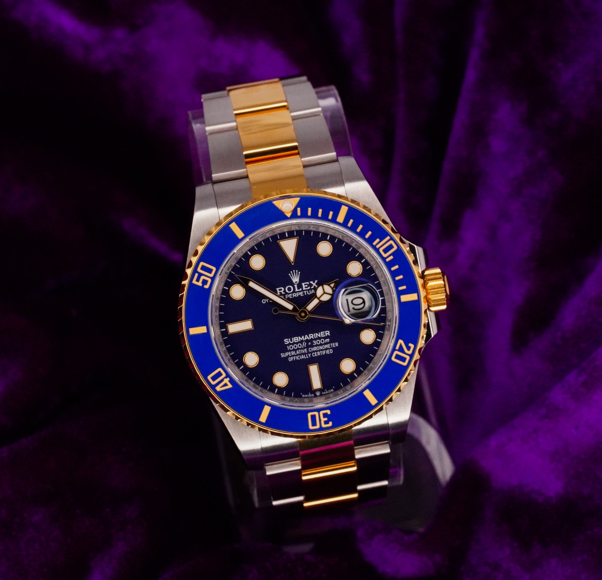 Rolex Submariner Date “Bluesy” – Ref. 126613LB – 41mm Two-Tone – Excellent Condition
