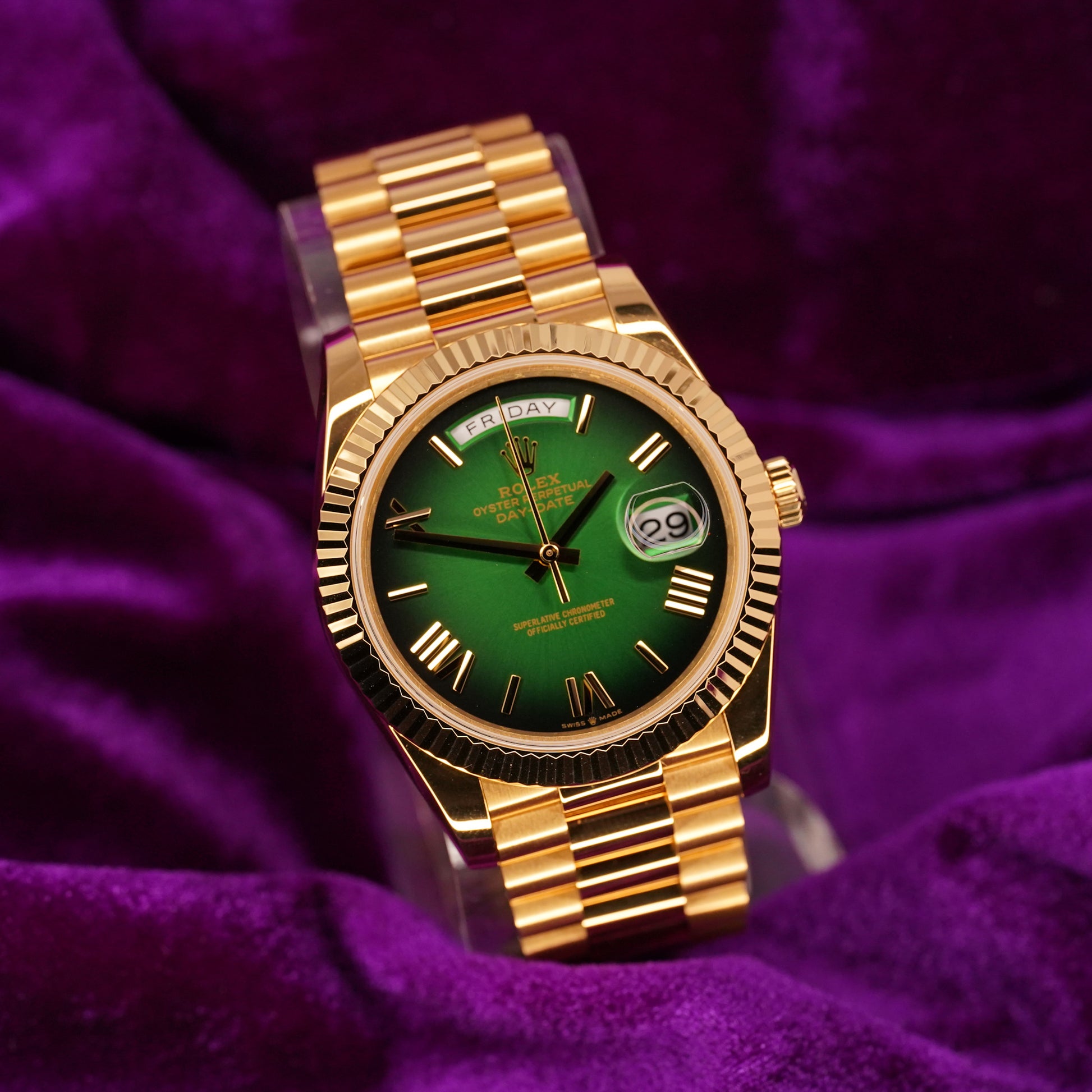 Rolex Day-Date 40 – Ref. 228238 – 40 mm Yellow Gold – Very Good Condition