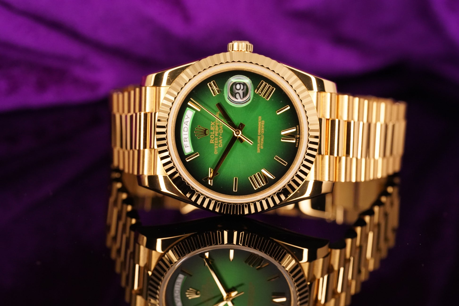 Rolex Day-Date 40 – Ref. 228238 – 40 mm Yellow Gold – Very Good Condition