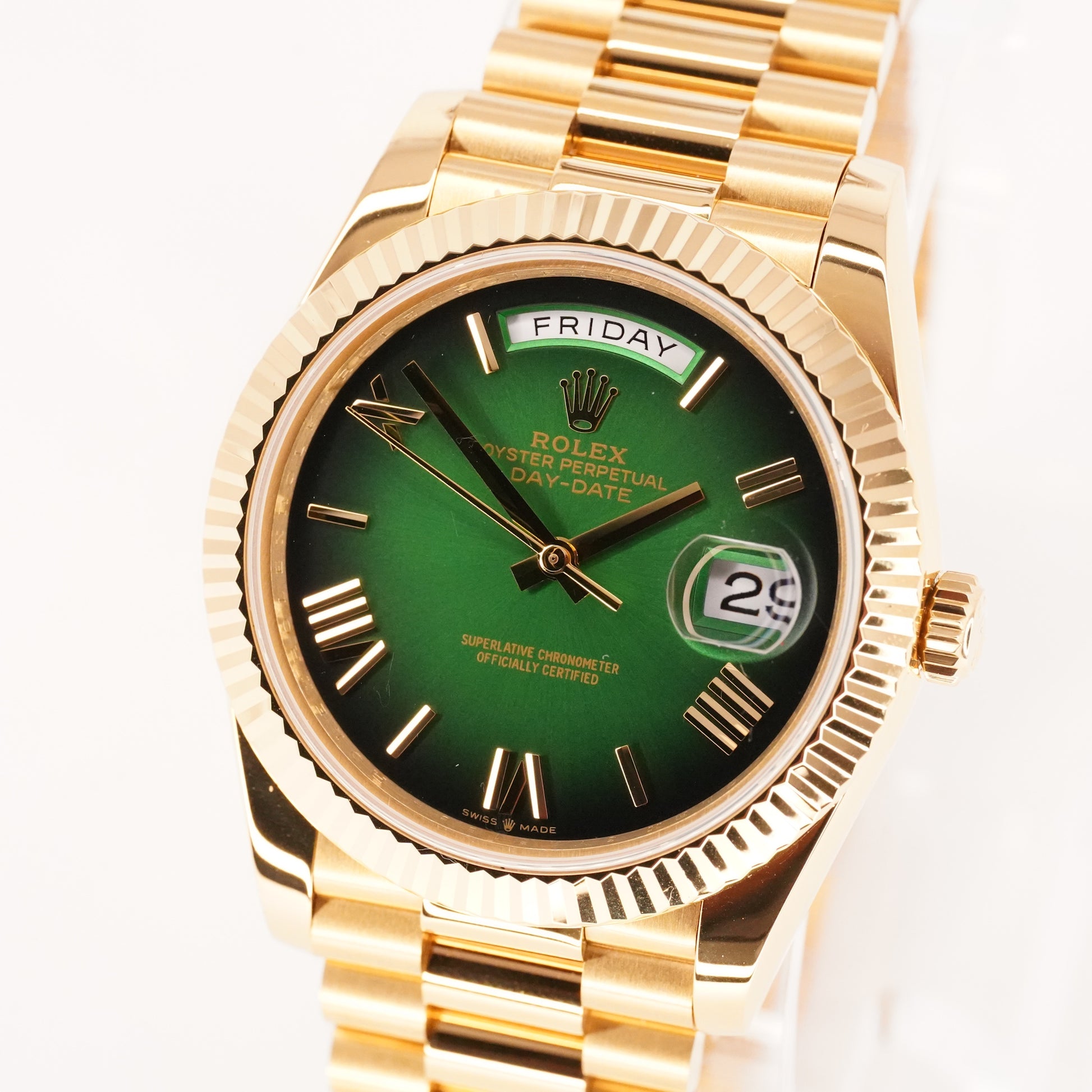Rolex Day-Date 40 – Ref. 228238 – 40 mm Yellow Gold – Very Good Condition