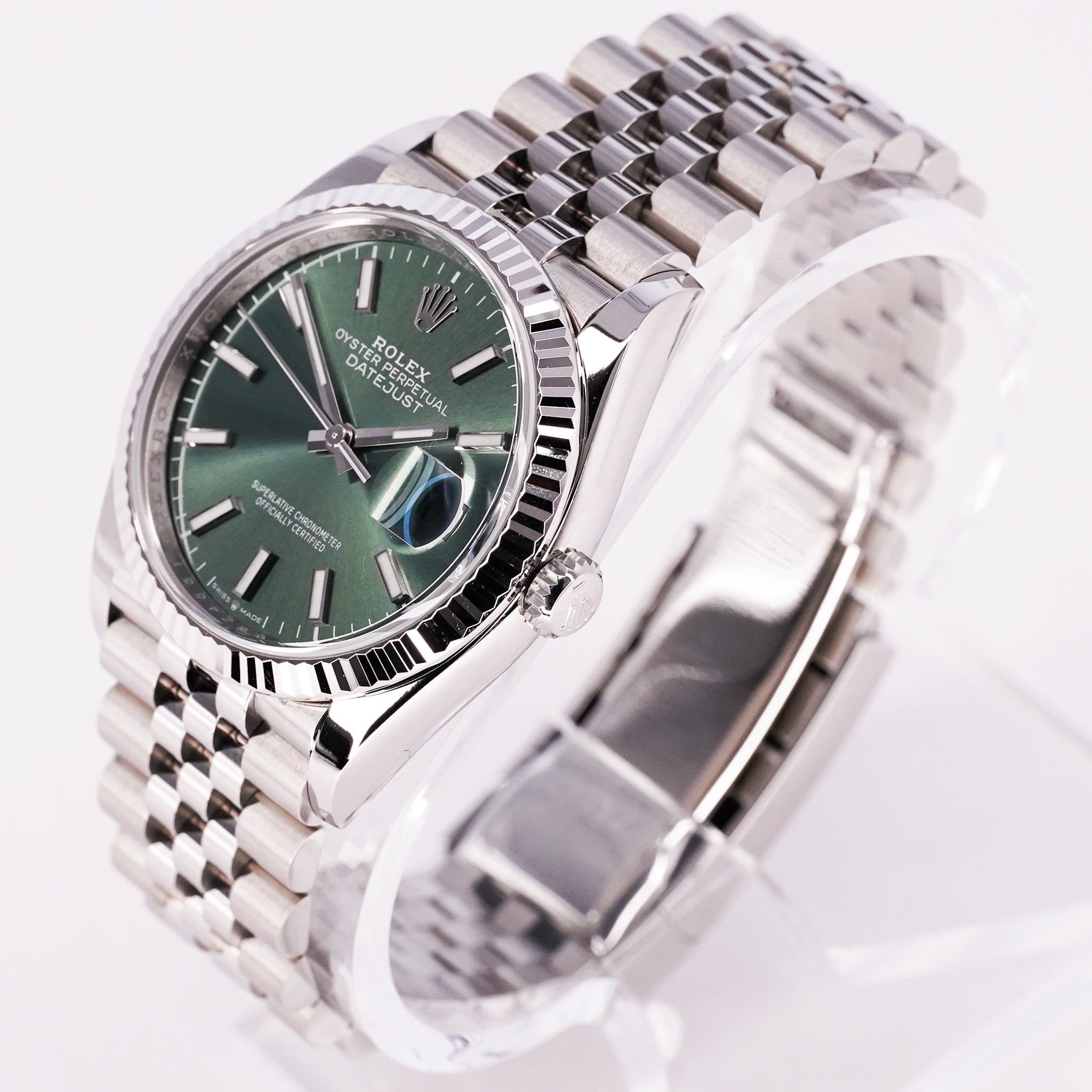 Rolex Datejust 36 Mint Green | 126234 | Great Lakes Watch Co