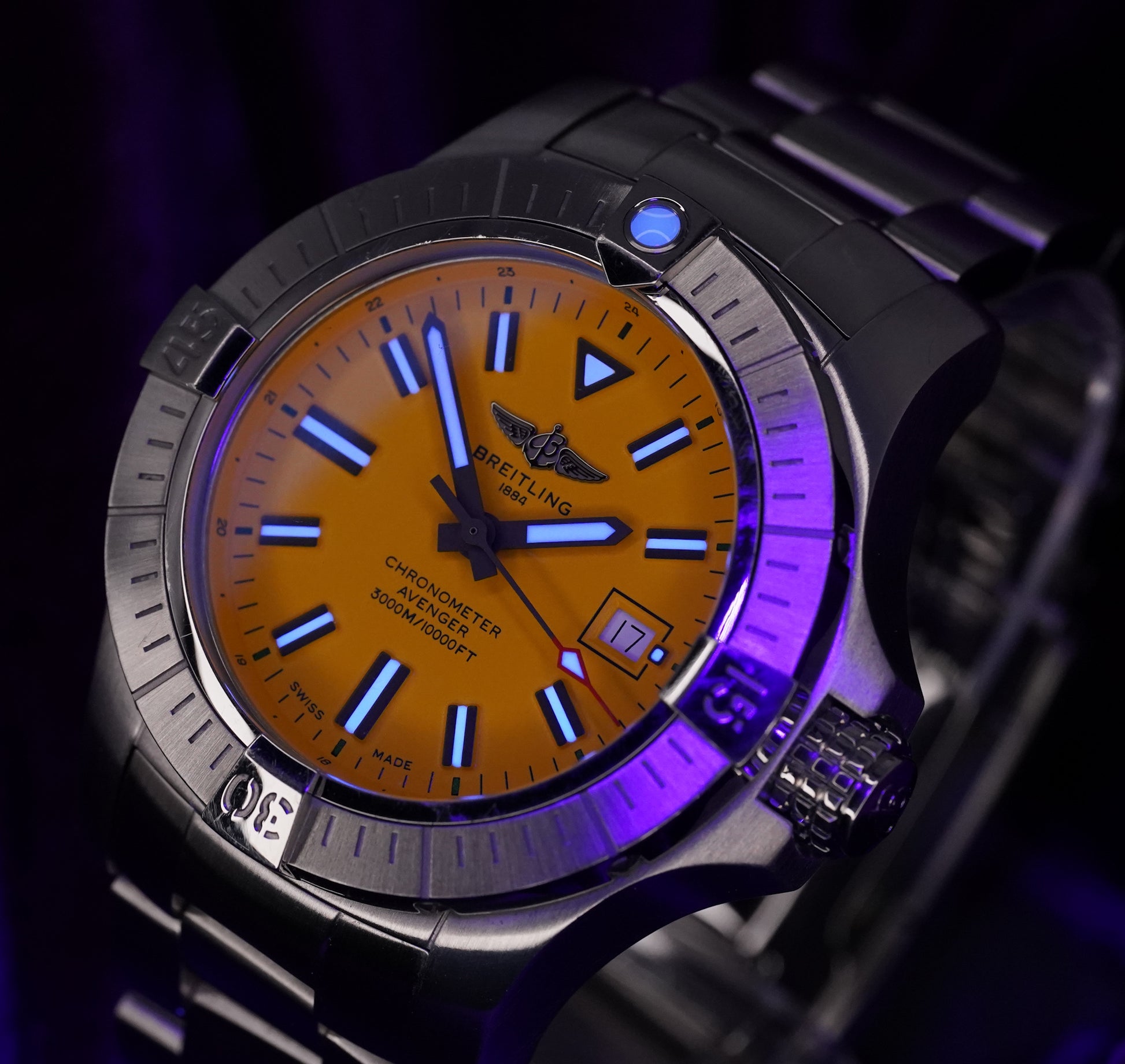 Breitling Avenger Automatic 45 Seawolf – Ref. A17319 – 45mm Stainless Steel – Excellent Condition