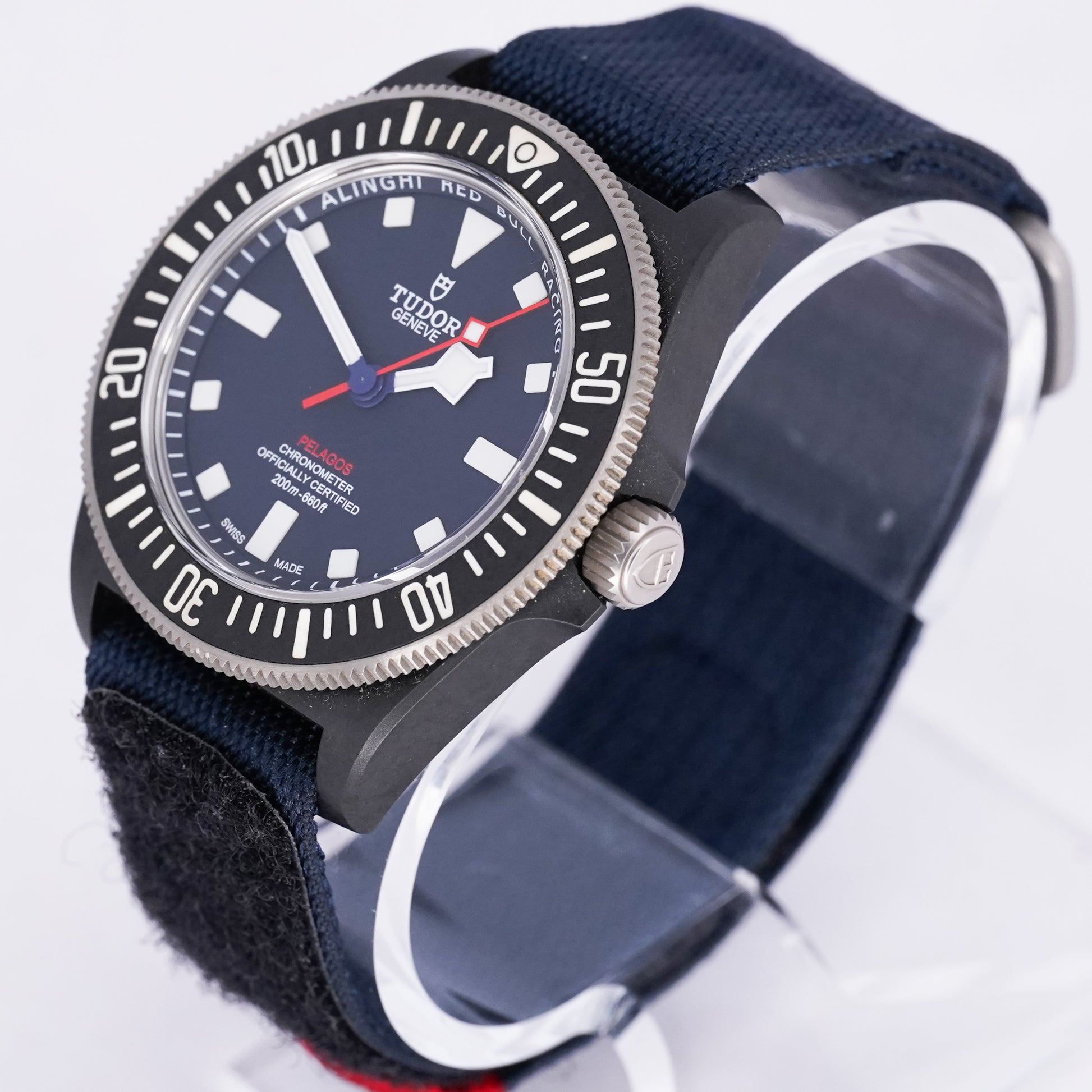 Tudor Pelagos FXD “Alinghi Red Bull Racing Edition” – Ref. M25707KN-0001 – 42mm Carbon Composite – Very Good Condition – Full Set