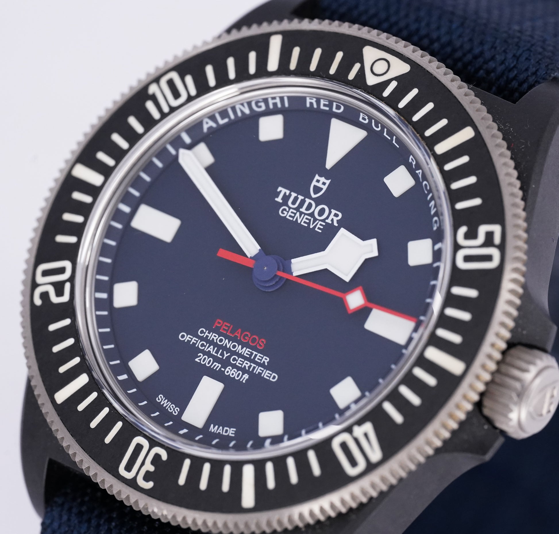 Tudor Pelagos FXD “Alinghi Red Bull Racing Edition” – Ref. M25707KN-0001 – 42mm Carbon Composite – Very Good Condition – Full Set