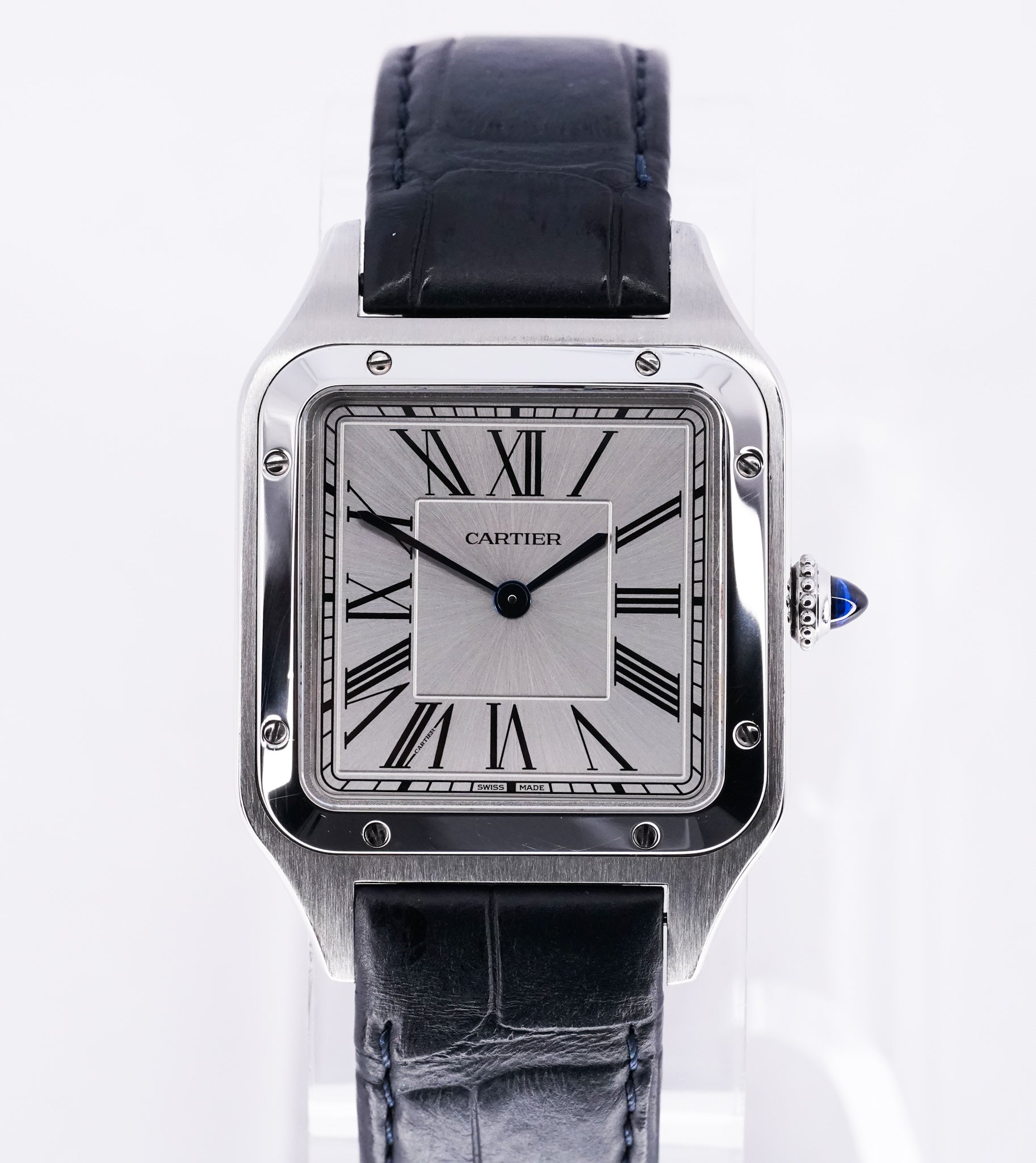 Cartier Santos-Dumont – Ref. WSSA0022 – 43.5mm x 31.4mm Stainless Steel – Very Good Condition – Full Set