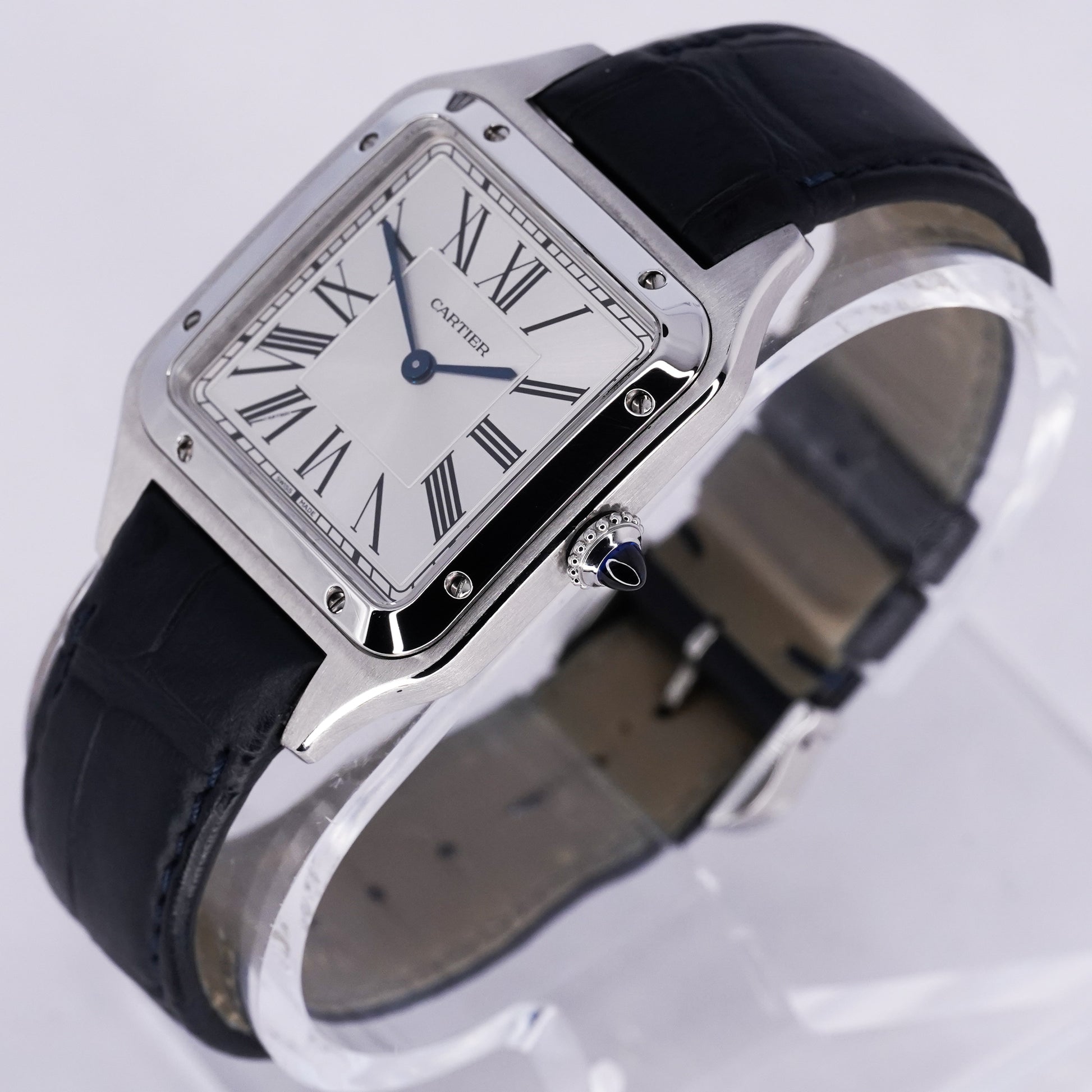 Cartier Santos-Dumont – Ref. WSSA0022 – 43.5mm x 31.4mm Stainless Steel – Very Good Condition – Full Set