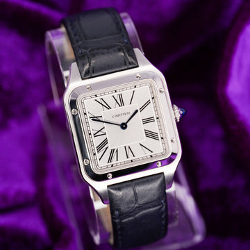 Cartier Santos-Dumont – Ref. WSSA0022 – 43.5mm x 31.4mm Stainless Steel – Very Good Condition – Full Set