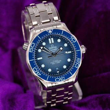Omega Seamaster Diver 300M “Summer Blue” 75th Anniversary – Ref. 210.30.42.20.03.003 – 42mm Stainless Steel – Very Good Condition – Full Set