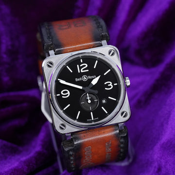 Bell & Ross BR S-64 – Ref. BRS-64-S-04184 – 39mm Stainless Steel – Very Good Condition – Box & Card