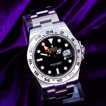 𝗥𝗼𝗹𝗲𝘅 𝗘𝘅𝗽𝗹𝗼𝗿𝗲𝗿 𝗜𝗜 Ref. 216570 – 42mm Stainless Steel – New / Unworn – Complete Set