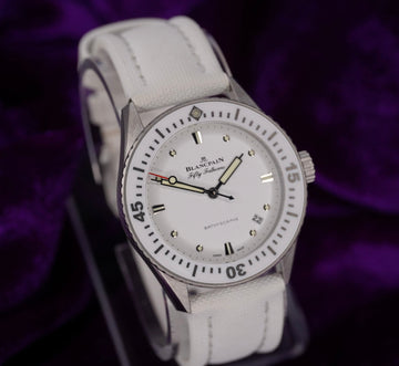 Blancpain Fifty Fathoms Bathyscaphe – Ref. 5100-1127-W52A – 38mm Stainless Steel – Very Good – Complete Set