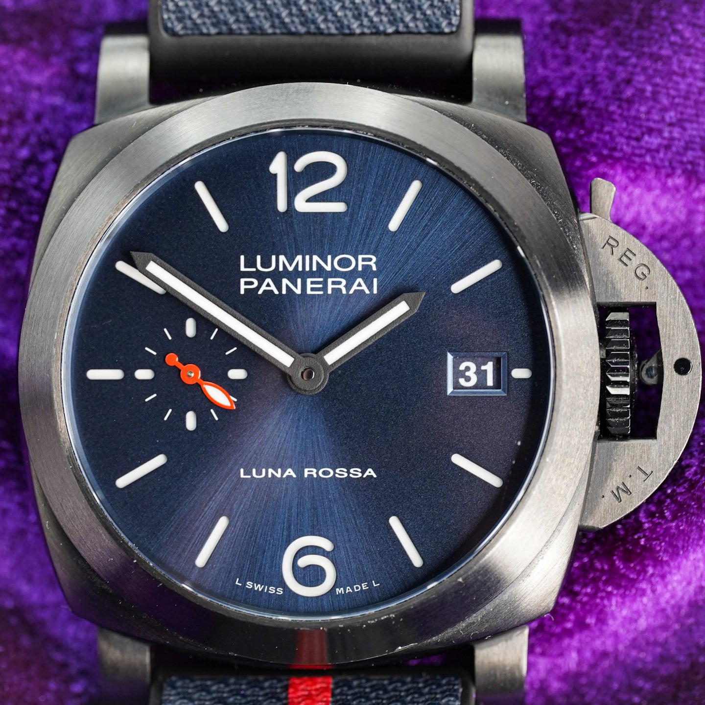 Panerai Luminor Luna Rossa Blue Dial PAM01408 40mm