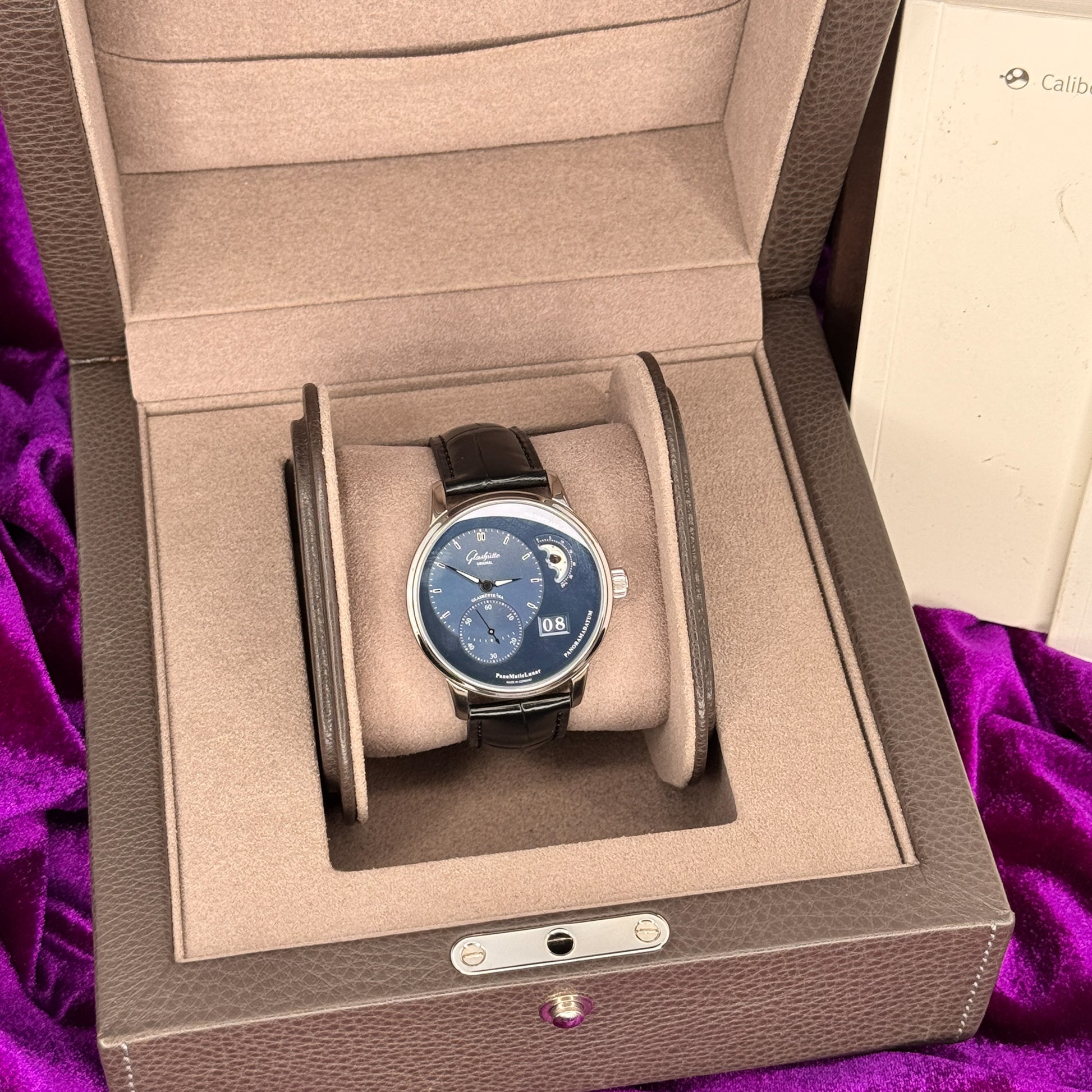 2018 Glashütte Original PanoMaticLunar – 40mm Stainless Steel – Very Good Condition