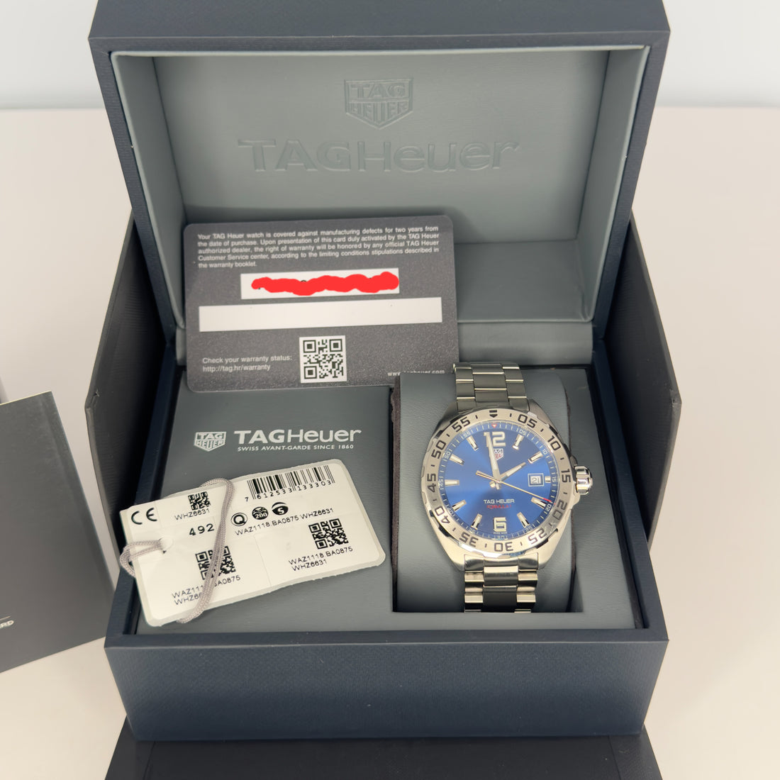 TAG Heuer Formula 1 Quartz – Ref. WAZ1118.BA0875 – 41mm Stainless Steel – Complete Set – Excellent Condition