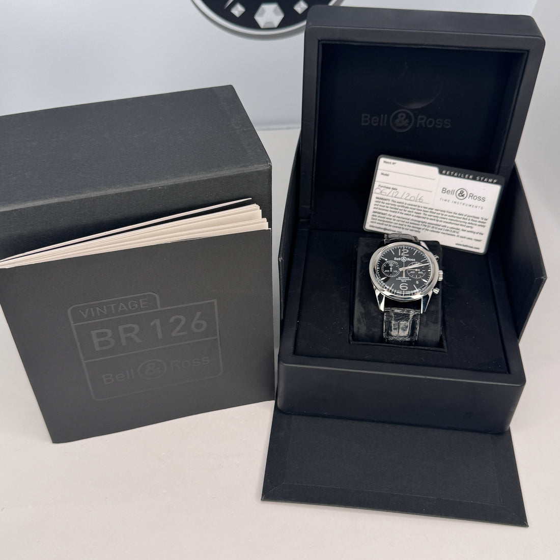 Bell & Ross BR 126 Officer – Ref. BRG126-BL-ST/SCR – 41mm Stainless Steel – Very Good Condition