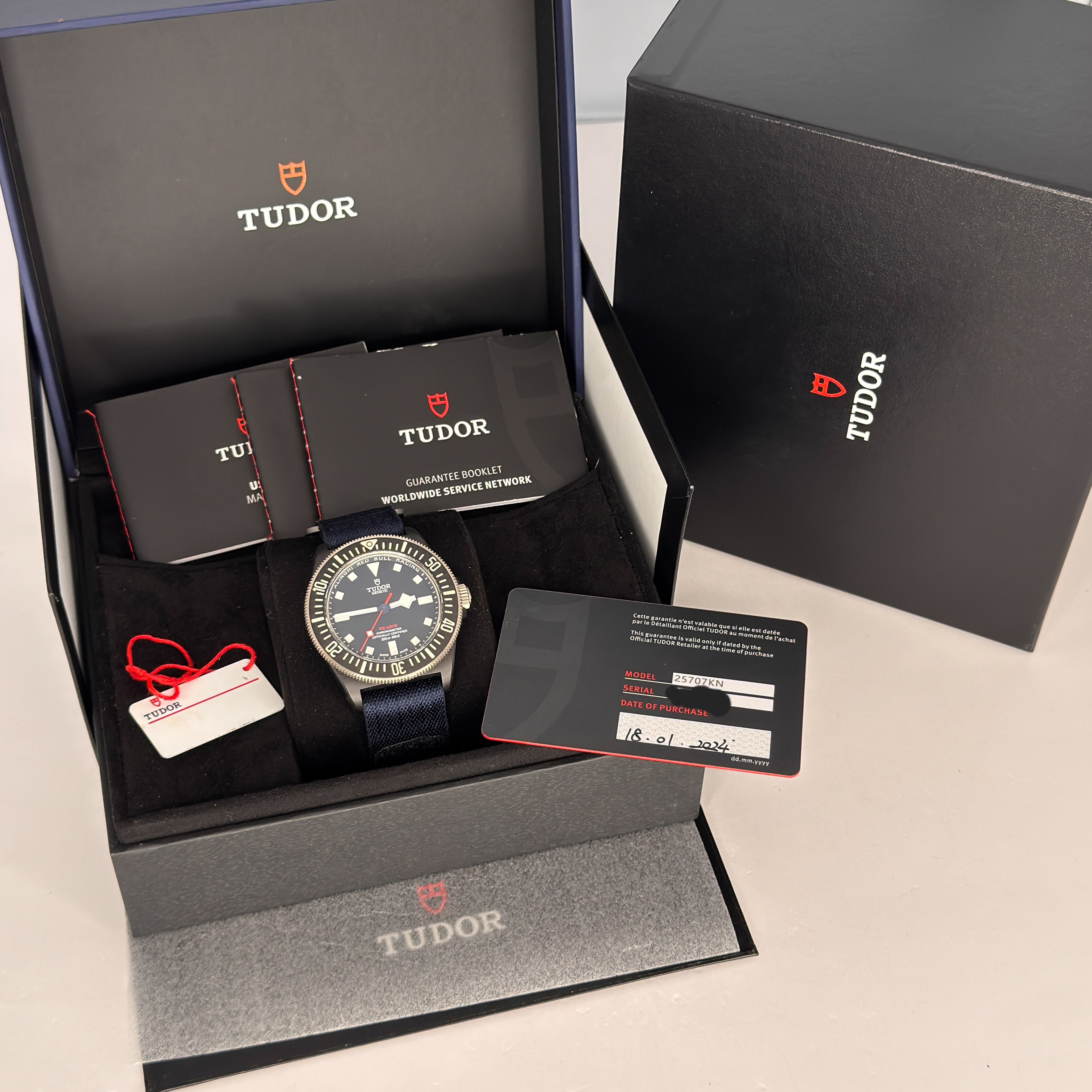 Tudor Pelagos FXD Alinghi Red Bull – M25707KN - Great Lakes Watch