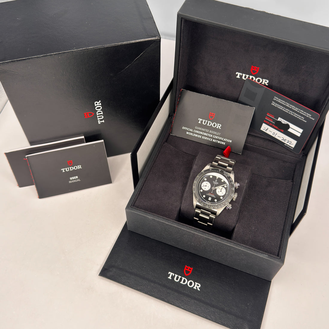 Tudor Black Bay Chronograph – Ref. 79360N – 41mm Stainless Steel – Very Good Condition – Full Set