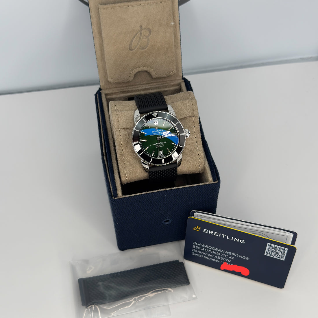 Breitling Superocean Heritage B20 42mm – Ref. AB2010121L1S1 – 42mm Stainless Steel – Very Good Condition – Box & Papers