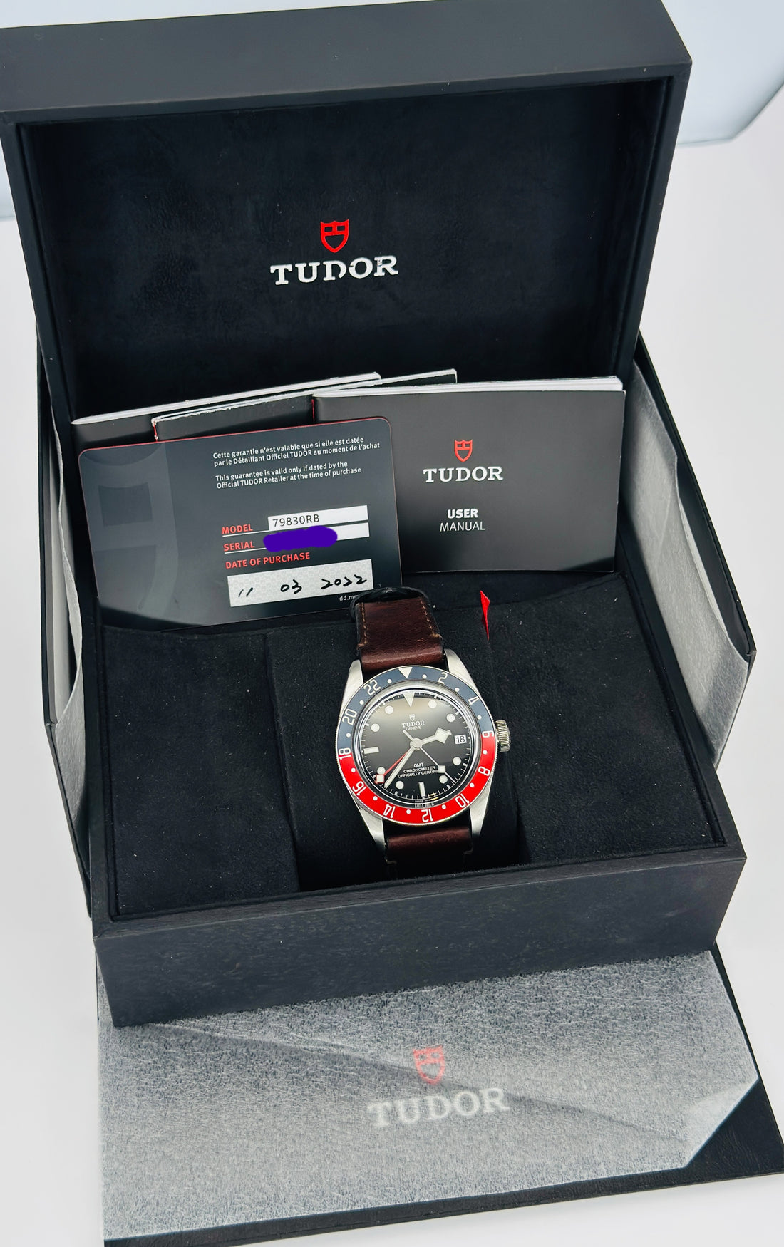 Tudor Black Bay GMT – Ref. 79830RB-0002 – 41mm Stainless Steel – Very Good Condition – Complete Set