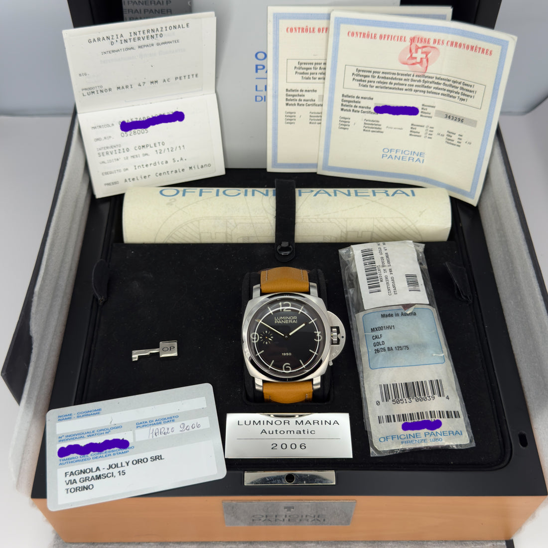 Panerai Luminor Marina PAM 00127 – 47mm Stainless Steel – Very Good Condition – Complete Set