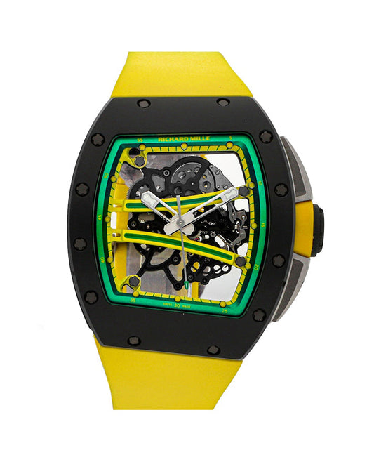 Richard Mille Yohan Blake Ceramic Manual WInding Yellow RM 61-01 - BRAND NEW