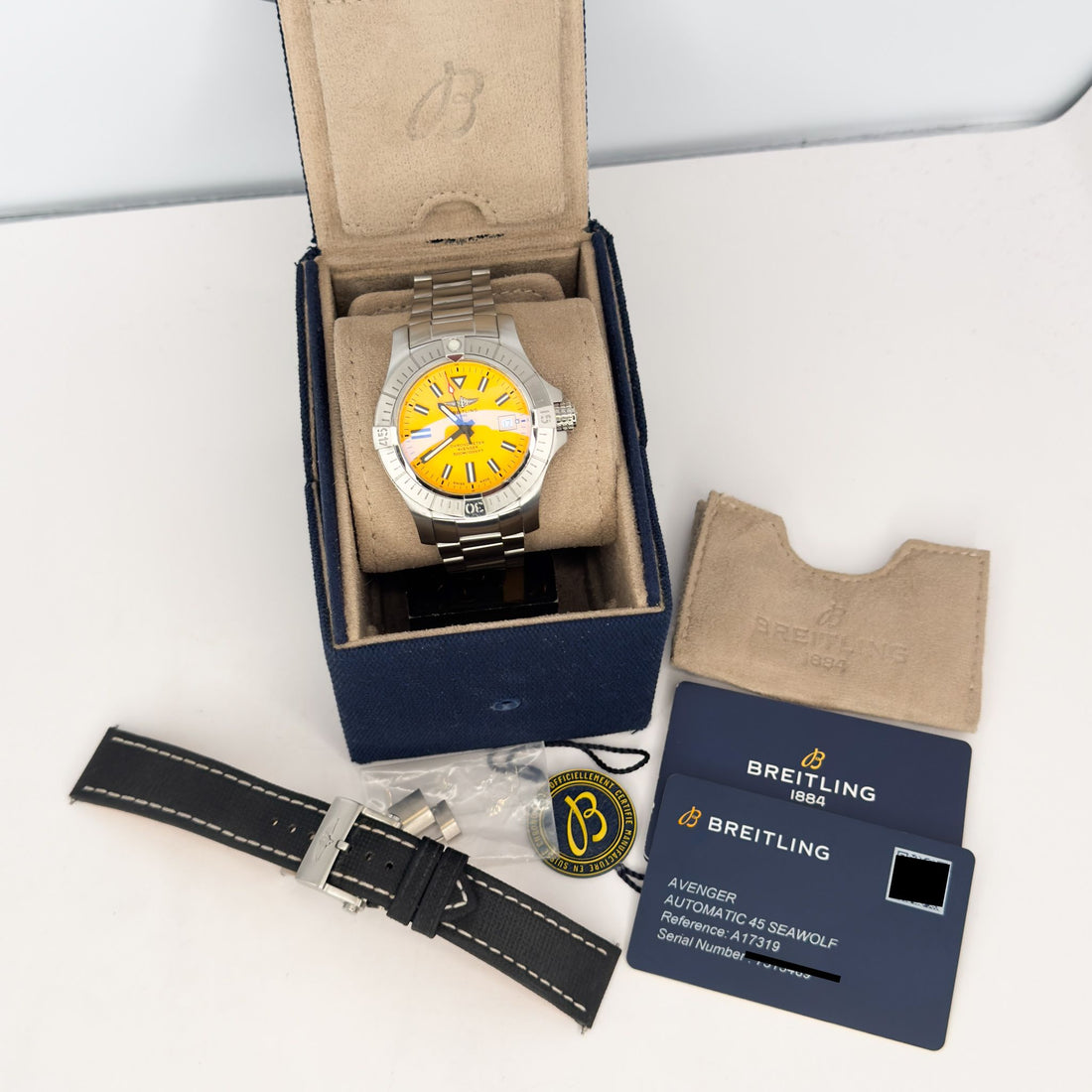 Breitling Avenger Automatic 45 Seawolf – Ref. A17319 – 45mm Stainless Steel – Excellent Condition