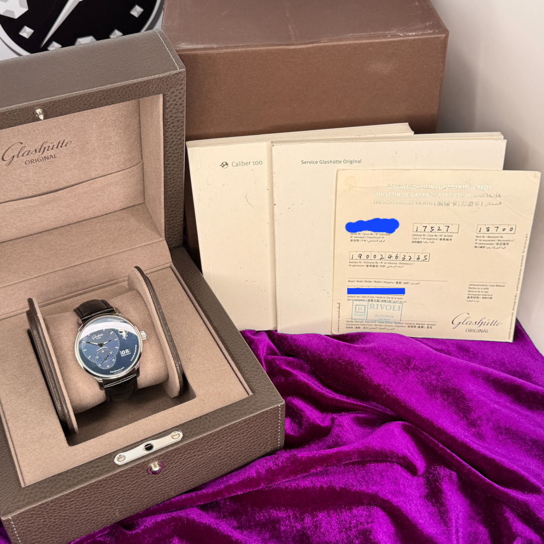 2018 Glashütte Original PanoMaticLunar – 40mm Stainless Steel – Very Good Condition