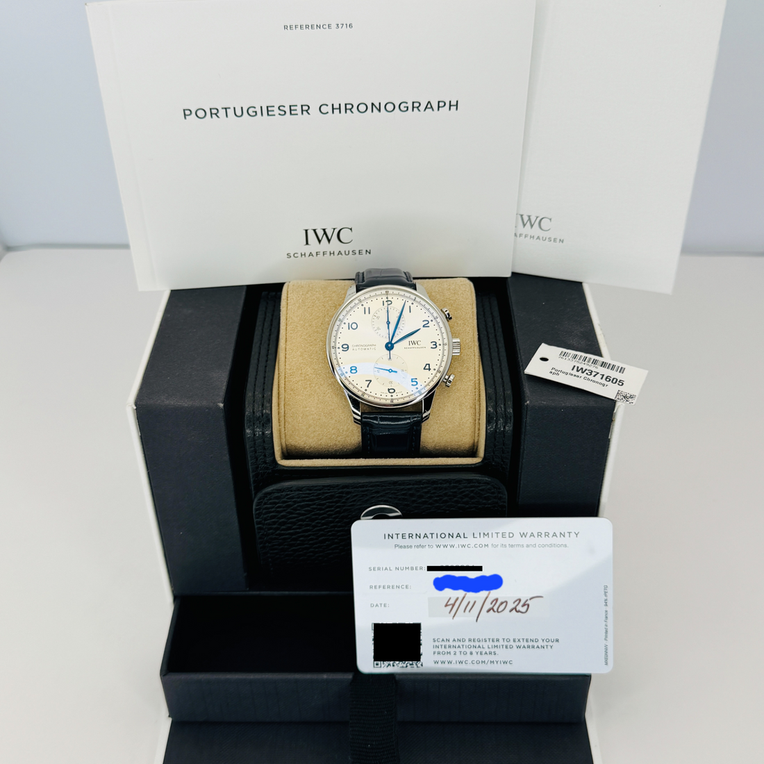IWC Portuguese Chronograph – Ref. IW371605 – 41mm Stainless Steel – Complete Set – Excellent Condition